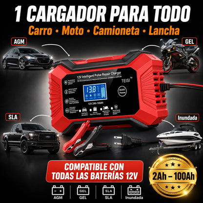Cargador Inteligente de Batería 12V | Revive Baterías Viejas Sin Ir al Mecánico