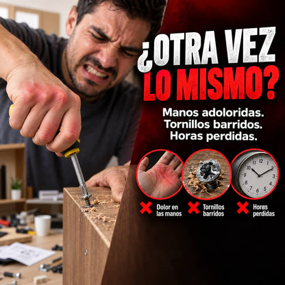 Destornillador TorqueFlex Pro™ | Repara Todo en Casa Sin Esfuerzo