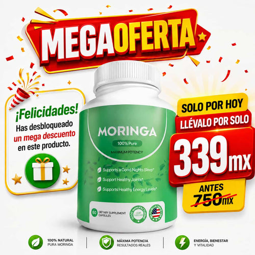 Suplemento Moringa Dietetico +50% OFF🔥