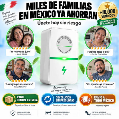 Ahorrador VoltSaver Pro™. | Reduce Tu Recibo de Luz Hasta un 30% Desde el Primer Mes