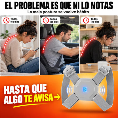 Corrector De Postura Inteligente | Te Avisa Cuando Te Encorvas
