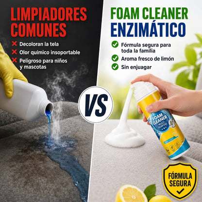 Limpiador Foam Cleaner Multi-Purpose™ | Elimina Manchas Difíciles Sin Frotar