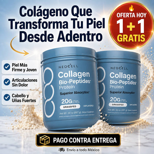 NeoCell Colágeno en Polvo | Piel Firme, Cabello Fuerte y Articulaciones Sin Dolor