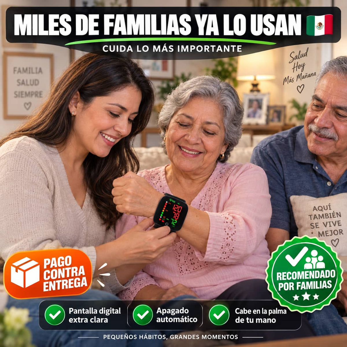 Tensiómetro Digital TensiCare Pro™ | Mide Tu Presión en Segundos Sin Complicaciones
