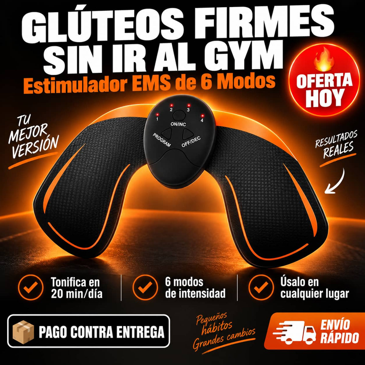 Estimulador EMS para Glúteos | Levanta y Tonifica Sin Esfuerzo