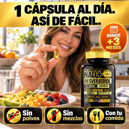 NAD+ Resveratrol | Energía y Vitalidad Desde Tus Células