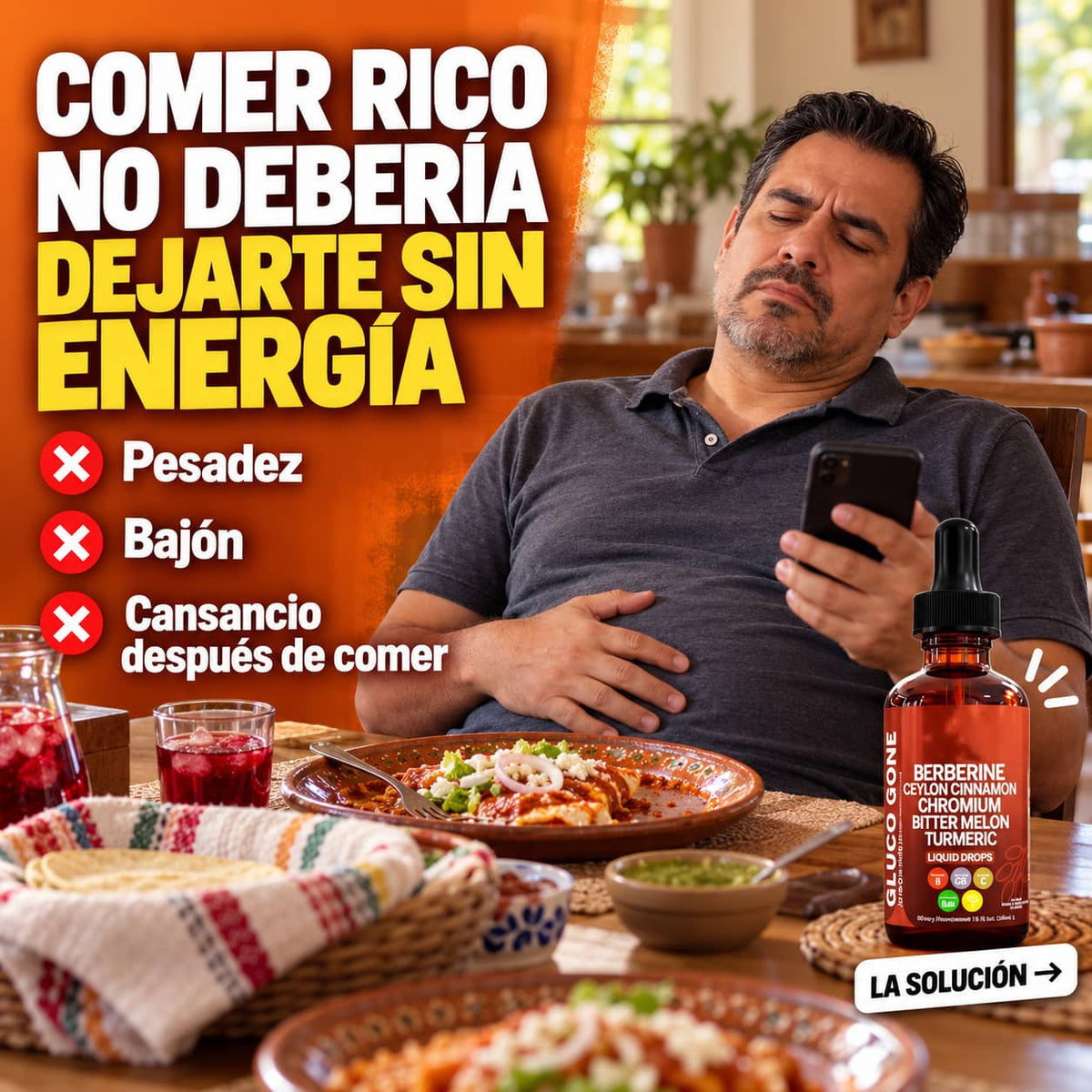Gluco Gone™ Gotas | Apoyo Natural Para Tu Azúcar