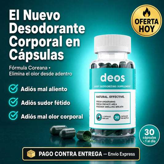 DEOS Clorofila | Elimina El Mal Olor Corporal Desde Adentro