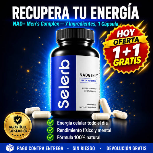 NAD+ Men's Complex | Más Energía, Fuerza y Rendimiento Desde el Primer Frasco