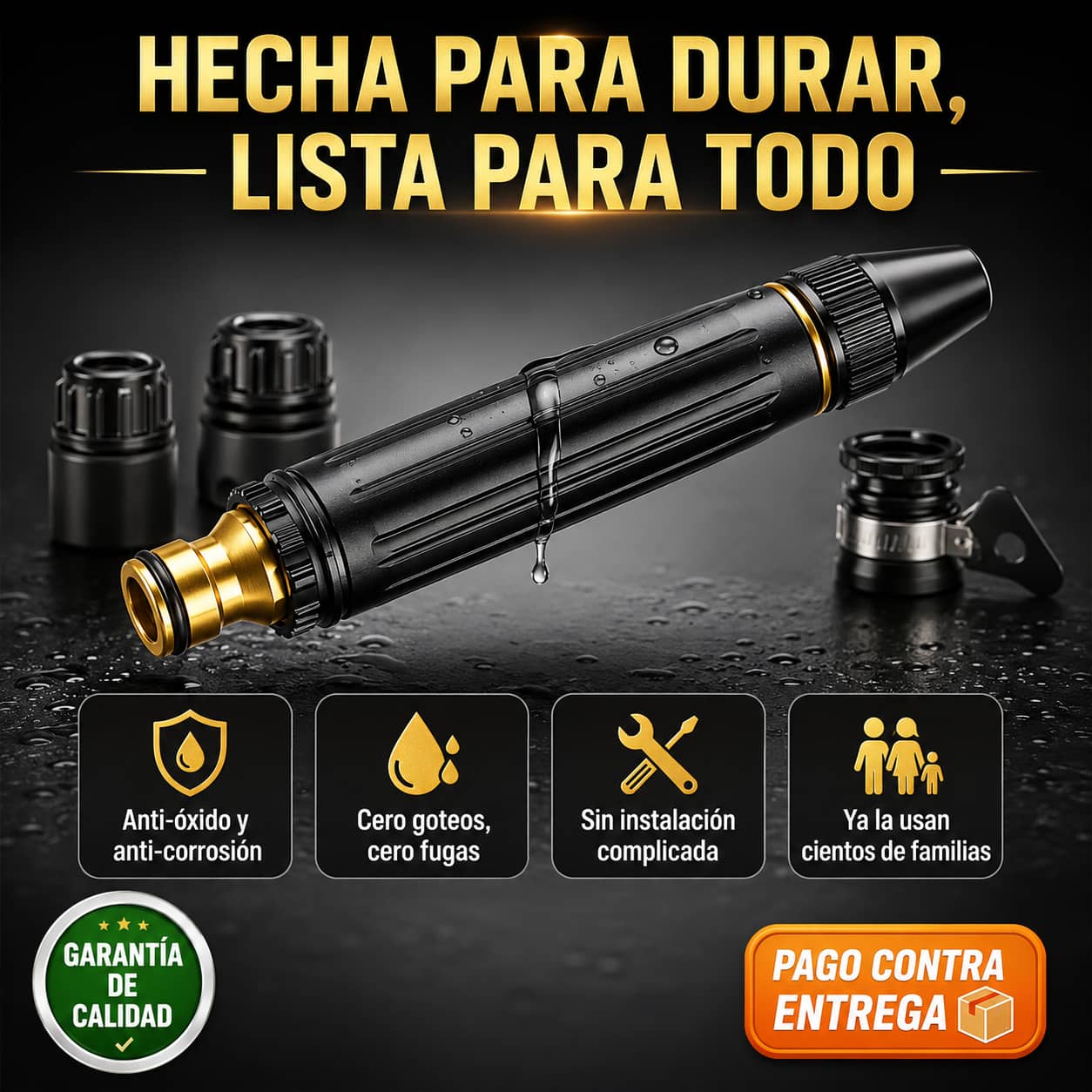 Pistola de Presión para Manguera Turbo Jet™ | Limpieza Profesional Sin Esfuerzo