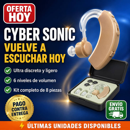 Amplificador Auditivo Cyber Sonic™ | Vuelve a Escuchar Todo con Claridad