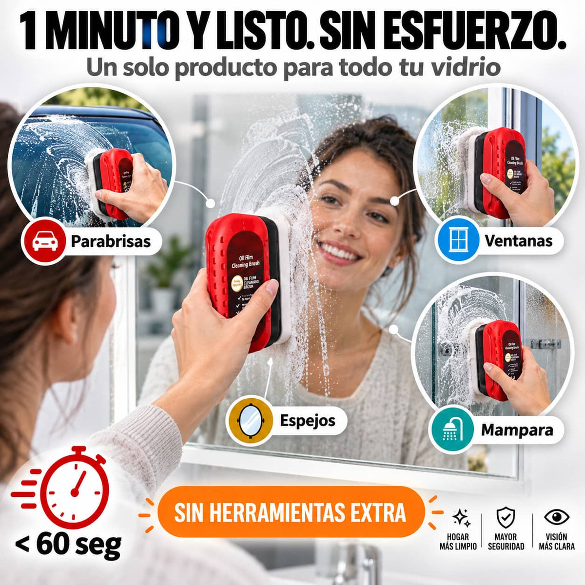 Limpiador ClearDrive Pro™ | Visibilidad Perfecta en Segundos
