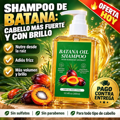 Shampoo de Aceite de Batana | Cabello Más Fuerte y Abundante