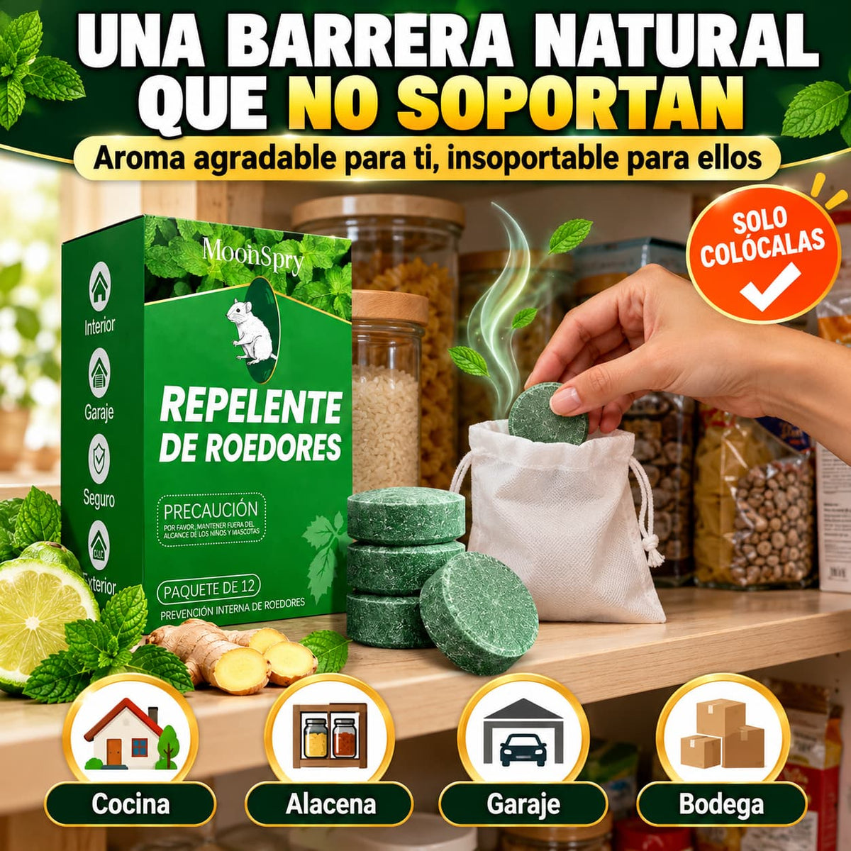 Bolas Repelentes de Roedores | Ahuyenta Ratones Sin Veneno
