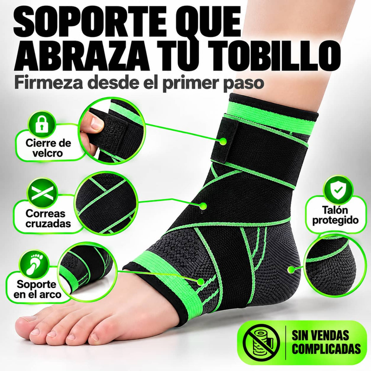 Tobillera STABILFLEX MAX™ | Pisa Firme Sin Miedo a Torcerte