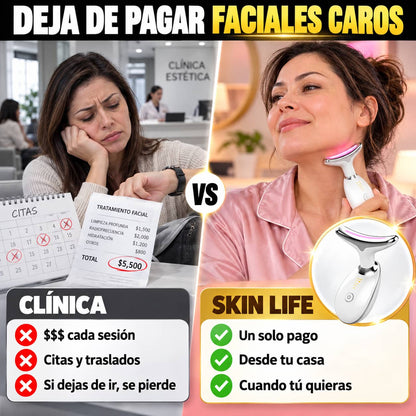 Masajeador Facial LED Skin Life | Piel Más Firme Desde Casa