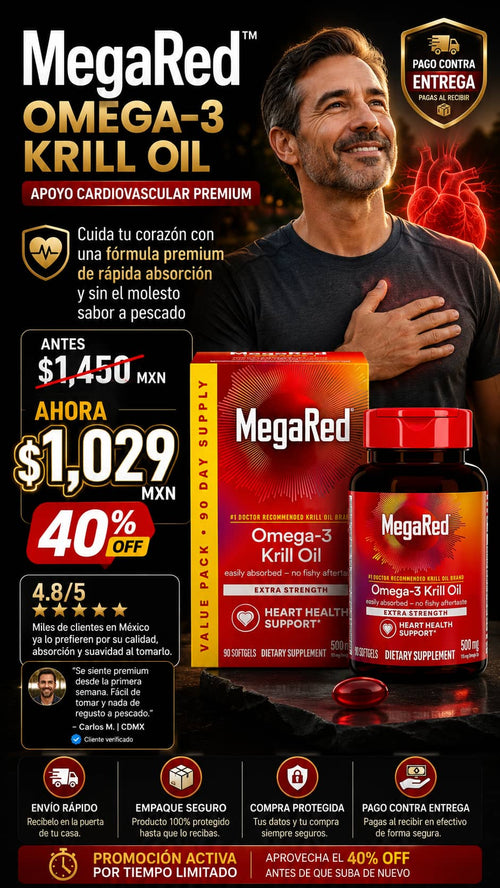 Suplemento MegaRed Omega 3