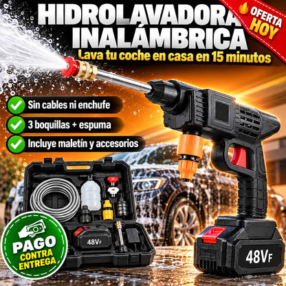 Pistola Hidrolavadora Inalámbrica | Tu Auto Limpio Sin Cables Ni Enchufes