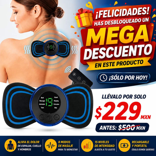 🏷️Mini MASAJEADOR PORTATIL CERVICAL +50%OFF🔥