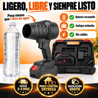 Soplador TurboBlow Max™ | Limpia en Minutos Sin Cables
