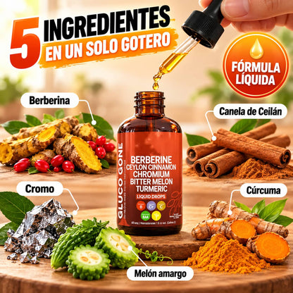 Gluco Gone™ Gotas | Apoyo Natural Para Tu Azúcar