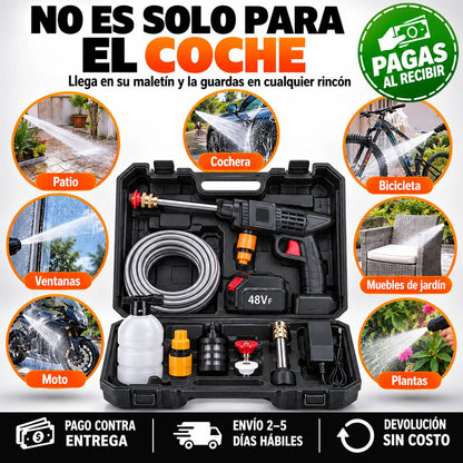 Pistola Hidrolavadora Inalámbrica | Tu Auto Limpio Sin Cables Ni Enchufes