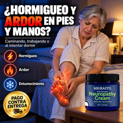 Crema Migrastil para Neuropatía | Alivio Calmante Sin Ardor