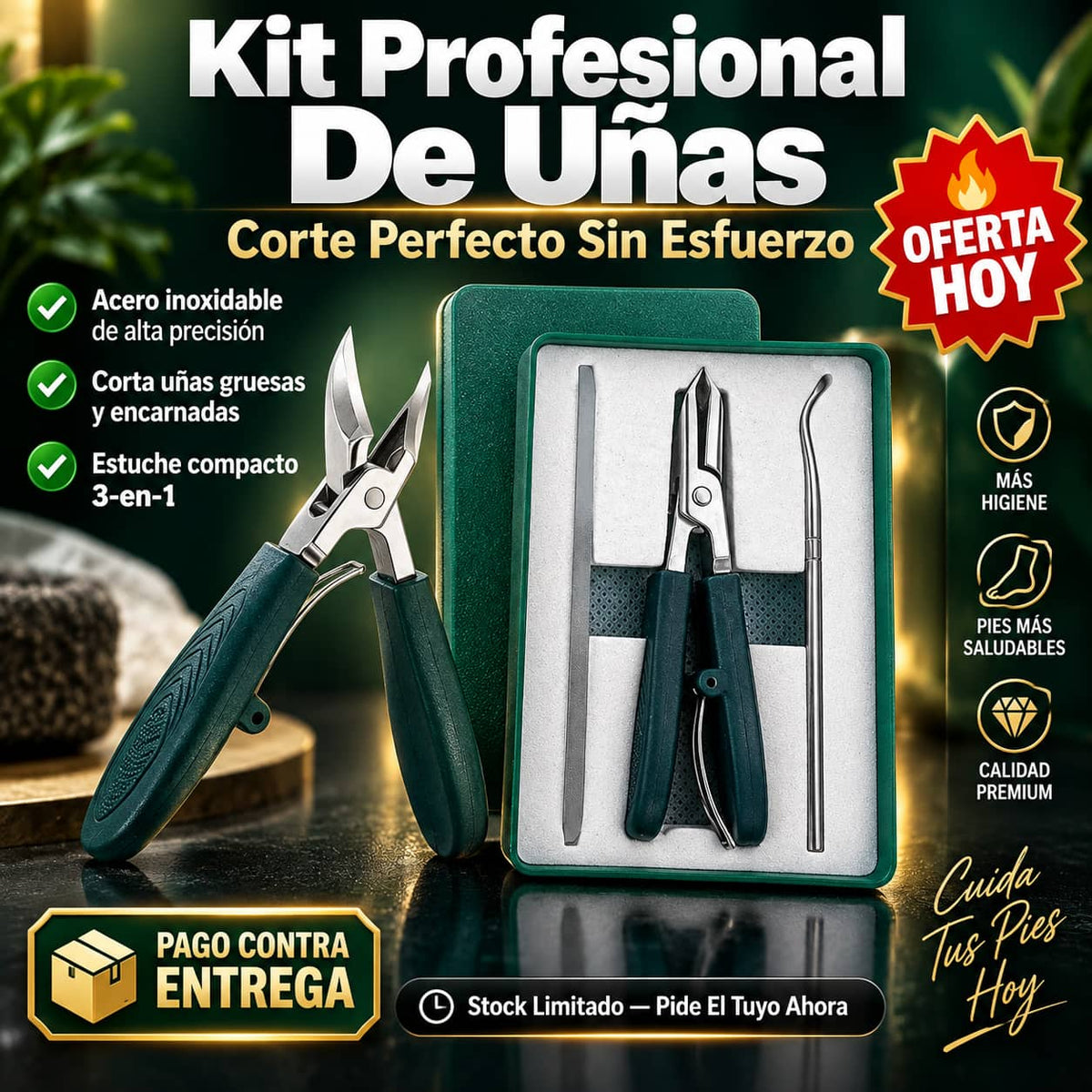 Kit de Manicura NailForce Pro™ | Corte Perfecto Sin Salir de Casa