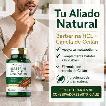 Berberina HCL Carlyle | Controla Tu Azúcar de Forma Natural