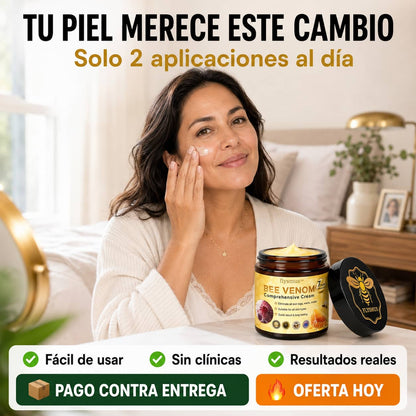 Crema Reparadora de Veneno de Abeja | Piel Firme y Rejuvenecida en Días