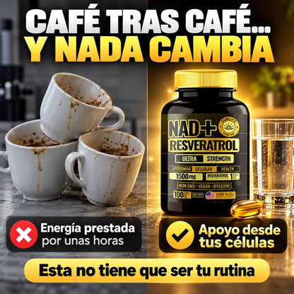 NAD+ Resveratrol | Energía y Vitalidad Desde Tus Células