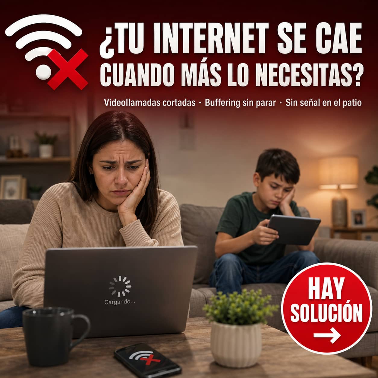 Repetidor WiFiMax Ultra™ 4 Antenas | Internet Estable en Cada Rincón de Tu Casa