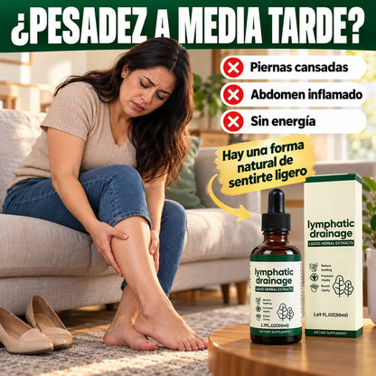 Gotas de Drenaje Linfático | Adiós a la Sensación de Pesadez