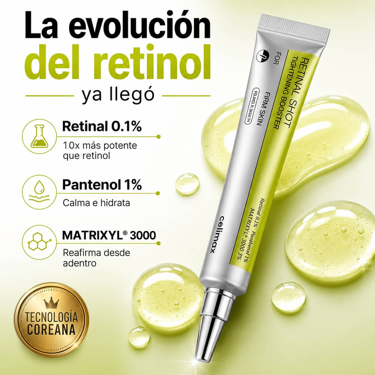 Booster Retinal Celimax | Piel Firme y Renovada Sin Irritación