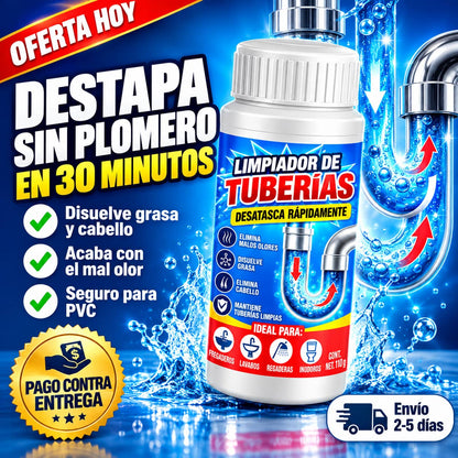 Polvo Destapa Drenajes | Adiós Tapones Sin Llamar Al Plomero