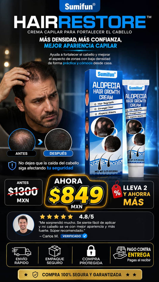 Alopecia Crema Para Crecimiento Capilar