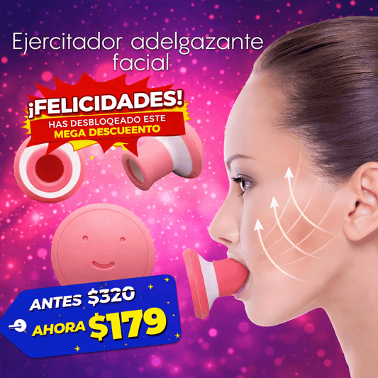 Ejercitador Adelgazante Facial Reafirman -50% Descuento