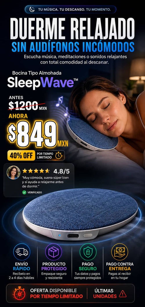 Bocina Tipo Almohada/SleepWave