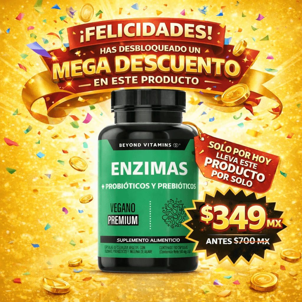 Suplemento Enzimas Digestivas +50% Descuento🔥