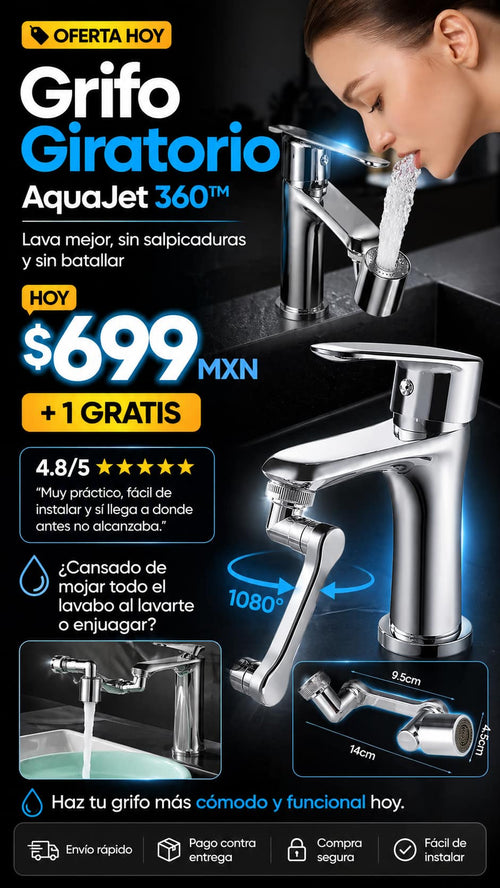 Grifo Giratorio/AquaJet 360™