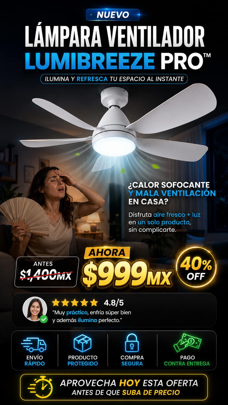BOMBILLO VENTILADOR