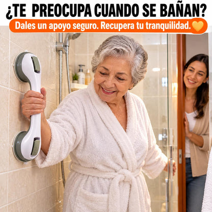 Barra de Apoyo SafeGrip™ | Seguridad en la Ducha Sin Taladrar