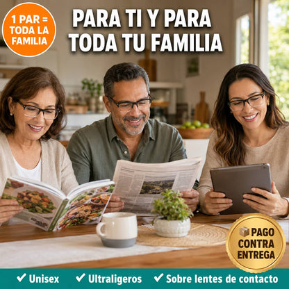 Lentes One Power | Un Solo Par Que Se Ajusta a Tu Vista