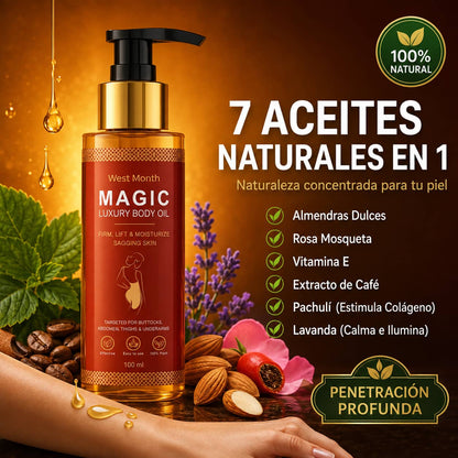 Aceite Corporal Magic | Piel Firme y Radiante Desde la Primera Aplicación