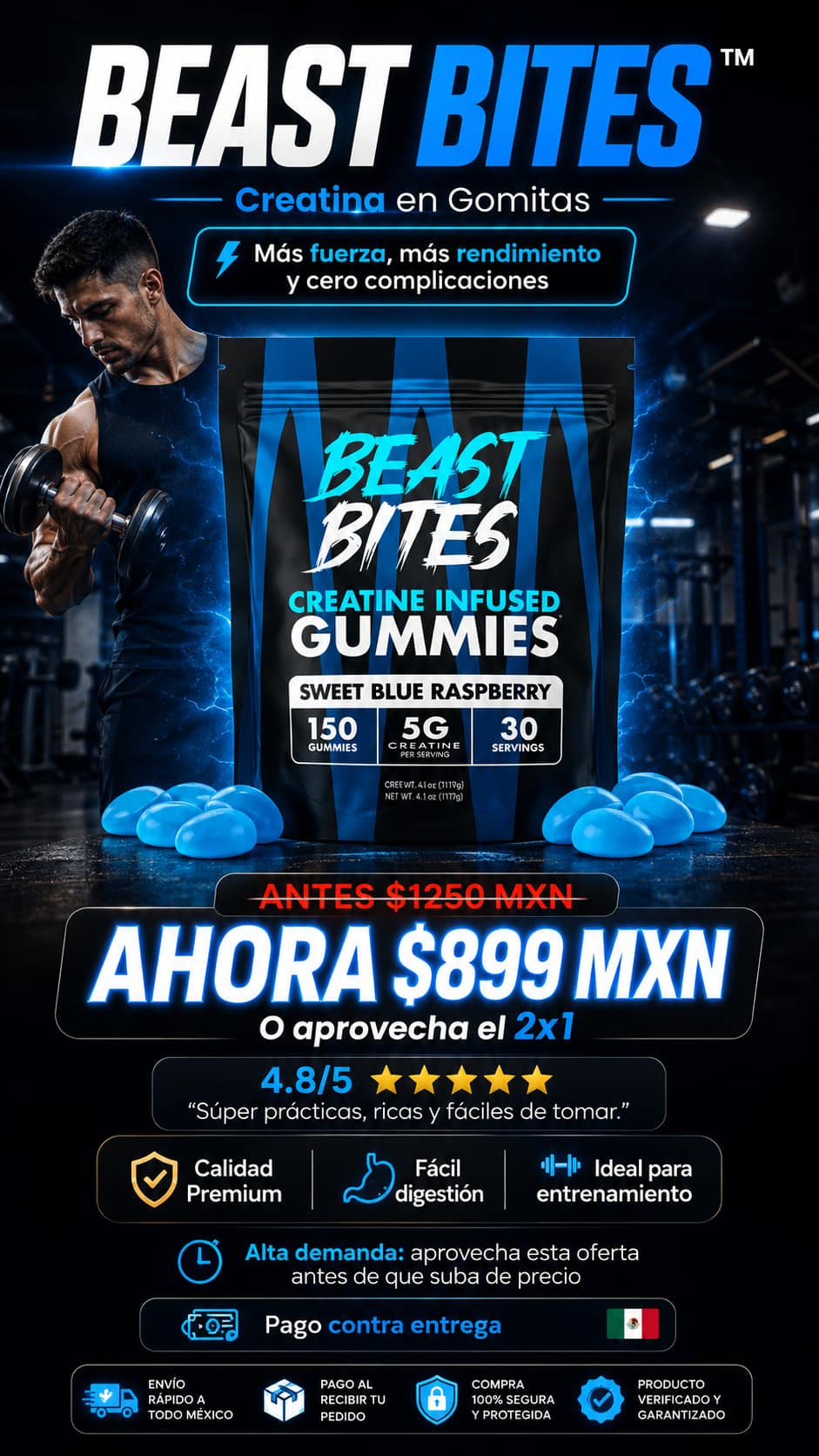 Creatina Gomitas Beast Bites™