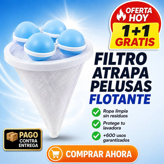 Filtro Atrapa Pelusas para Lavadora | Ropa Más Limpia Sin Esfuerzo Desde el Primer Lavado