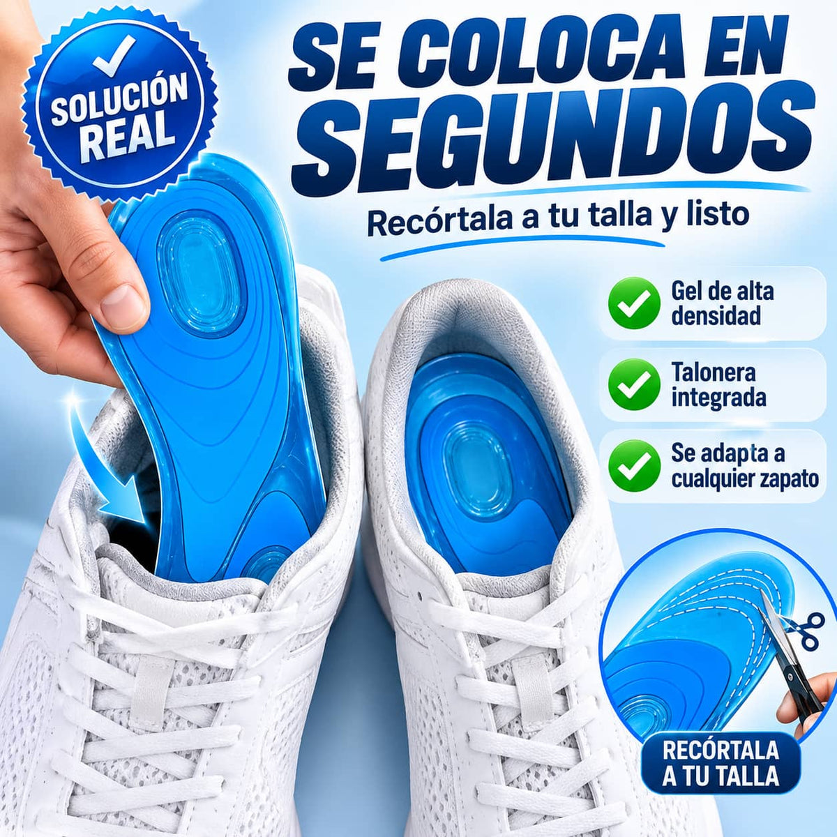 Plantilla Ortopédica StepComfort Pro™ | Camina Todo el Día Sin Dolor ni Cansancio