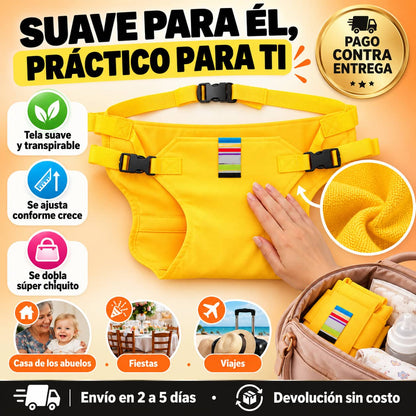 Arnés Portátil Para Bebé | Convierte Cualquier Silla en Periquera