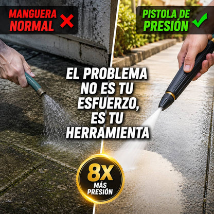 Pistola de Presión para Manguera Turbo Jet™ | Limpieza Profesional Sin Esfuerzo