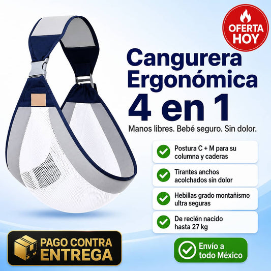 Cangurera BabySling Pro™ | Manos Libres Sin Soltar a Tu Bebé